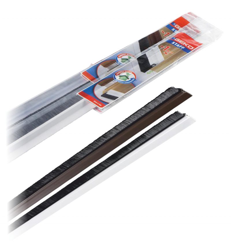 Βέργα σκληρή λευκή με τρίχα