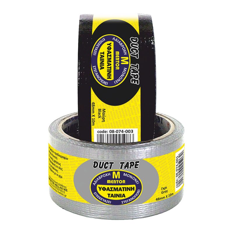 Ταινία υφασμάτινη MENTOR 10mX48mm Γκρι