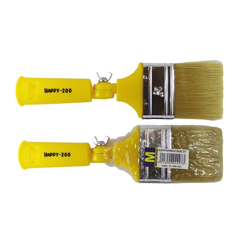 Κονταροπίνελο HAPPY-200 2" Λευκή τρίχα